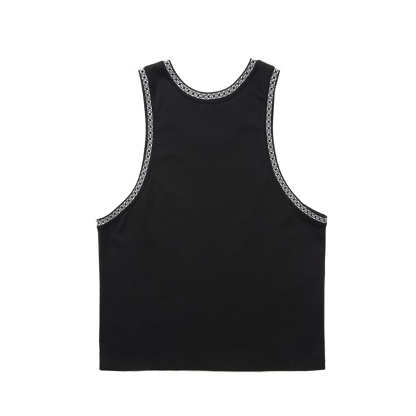 画像2: COOTIE PRODUCTIONS/Jacquard Ringer Error Fit Tank Top（Black）［エラーフィットタンクトップ-25春夏］ (2)