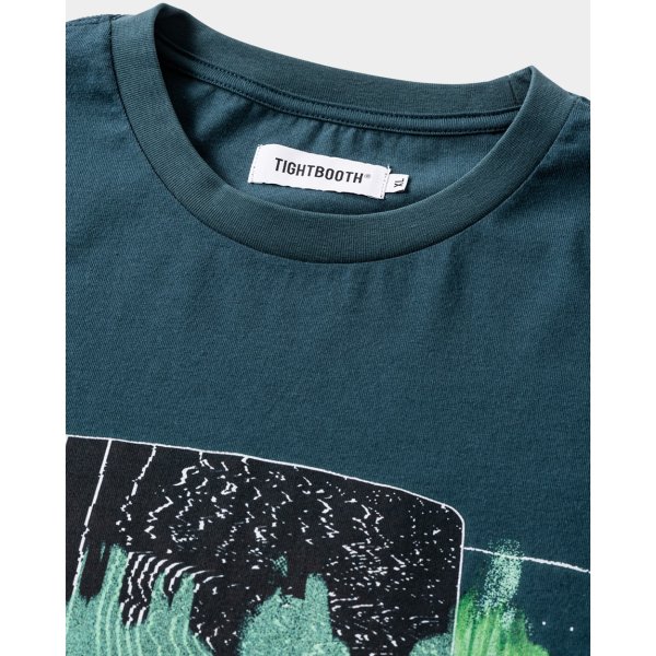 画像2: TIGHTBOOTH/SHADOW S/S T-SHIRT（Blue Charcoal）［プリントT-25春夏］ (2)