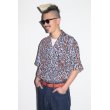 画像3: WACKO MARIA/LEOPARD HAWAIIAN SHIRT（BLUE）［レオパードハワイアンシャツ-25春夏］ (3)
