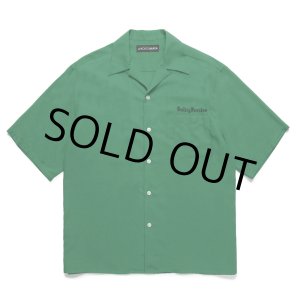 画像: WACKO MARIA/50'S OPEN COLLAR SHIRT（GREEN）［50'Sオープンカラーシャツ-25春夏］