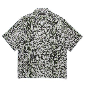 画像: WACKO MARIA/LEOPARD HAWAIIAN SHIRT（GRAY）［レオパードハワイアンシャツ-25春夏］
