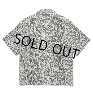 画像: WACKO MARIA/LEOPARD HAWAIIAN SHIRT（GRAY）［レオパードハワイアンシャツ-25春夏］