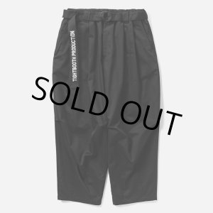 画像: 【20％OFF】TIGHTBOOTH/HERRINGBONE BALLOON PANTS（Black）［ヘリンボーンバルーンパンツ-25春夏］