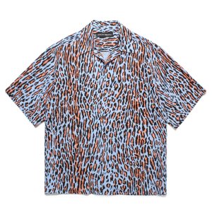 画像: WACKO MARIA/LEOPARD HAWAIIAN SHIRT（BLUE）［レオパードハワイアンシャツ-25春夏］