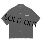 画像: WACKO MARIA/50'S OPEN COLLAR SHIRT（BLACK）［50'Sオープンカラーシャツ-25春夏］