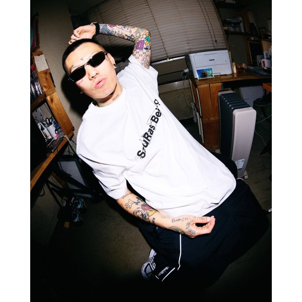 画像3: TIGHTBOOTH x SauRas Being S/S T-SHIRT（White）［プリントT-25春夏］ (3)