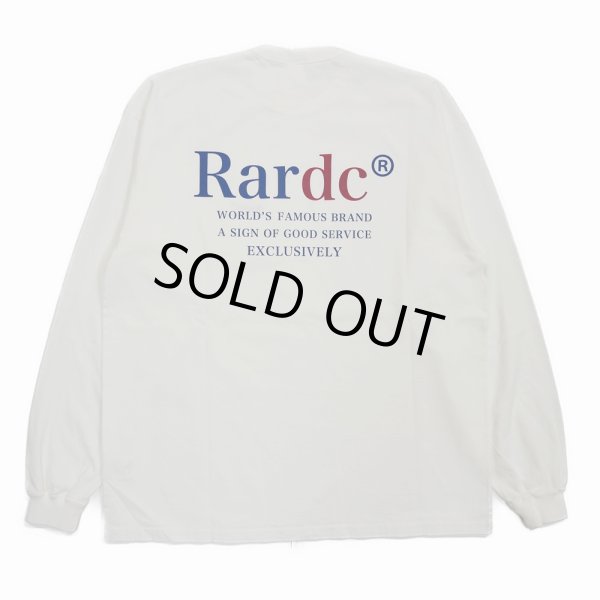 画像1: 【30％OFF】ROUGH AND RUGGED/DESIGN LS（WHITE）［刺繍+プリント長袖T-25春夏］ (1)