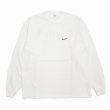画像2: 【30％OFF】ROUGH AND RUGGED/DESIGN LS（WHITE）［刺繍+プリント長袖T-25春夏］ (2)