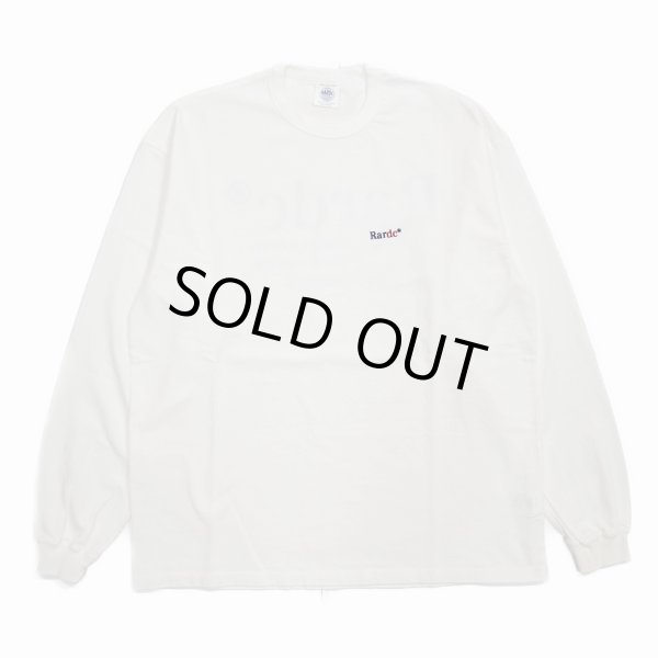 画像2: 【30％OFF】ROUGH AND RUGGED/DESIGN LS（WHITE）［刺繍+プリント長袖T-25春夏］ (2)