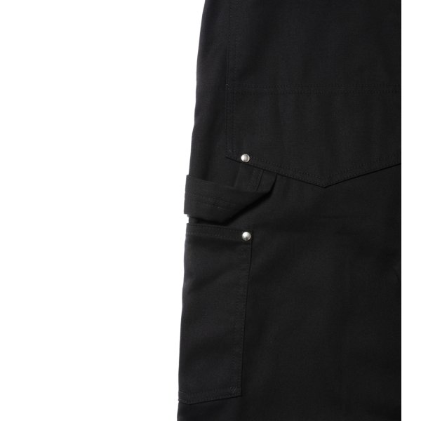 画像4: COOTIE PRODUCTIONS/Abyss Dyed Duck Double Knee Painter Shorts（Black）［ダブルニーペインターショーツ-25春夏］ (4)