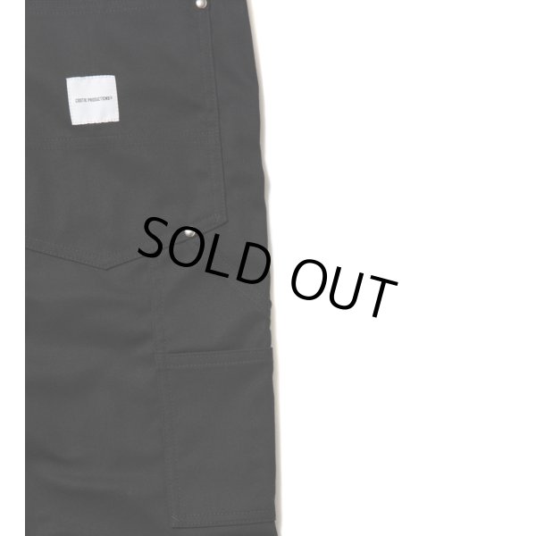 画像3: COOTIE PRODUCTIONS/Abyss Dyed Duck Double Knee Painter Shorts（Black）［ダブルニーペインターショーツ-25春夏］ (3)
