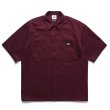 画像1: WACKO MARIA/DICKIES / WORK SHIRT（BURGUNDY）［ワークシャツ-25春夏］ (1)