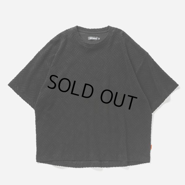 画像1: 【30％OFF】TIGHTBOOTH/CHECKER PLATE S/S T-SHIRT（Black）［チェッカープレートT-25春夏］ (1)