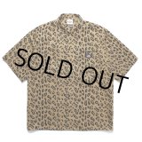 画像: WACKO MARIA/DICKIES / LEOPARD WORK SHIRT（BEIGE）［レオパードワークシャツ-25春夏］