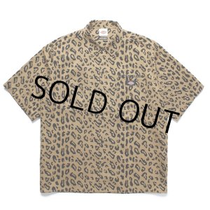 画像: WACKO MARIA/DICKIES / LEOPARD WORK SHIRT（BEIGE）［レオパードワークシャツ-25春夏］