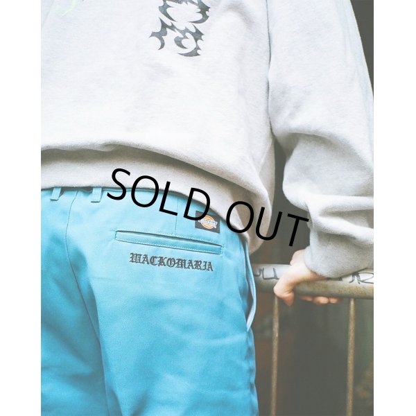 WACKO MARIA/DICKIES / PLEATED TROUSERS（BLUE）［ワンタック