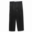 画像2: WACKO MARIA/DICKIES / PLEATED TROUSERS（BLACK）［ワンタックトラウザース-25春夏］ (2)