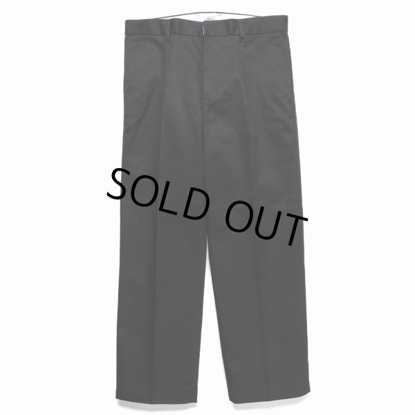画像2: WACKO MARIA/DICKIES / PLEATED TROUSERS（BLACK）［ワンタックトラウザース-25春夏］ (2)