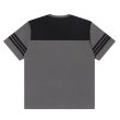 画像2: BlackEyePatch/BLOCK COLLEGE 2 TONE HOCKEY TEE（CHARCOAL） (2)