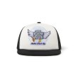 画像1: BlackEyePatch/FLYING OG BOY AIRBRUSHED MESH CAP（WHITE/BLACK） (1)