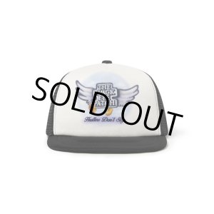 画像: BlackEyePatch/FLYING OG BOY AIRBRUSHED MESH CAP（WHITE/BLACK）