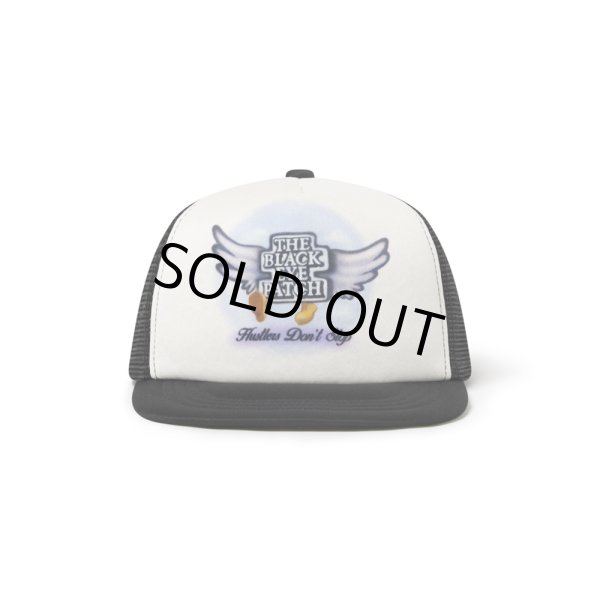 画像1: BlackEyePatch/FLYING OG BOY AIRBRUSHED MESH CAP（WHITE/BLACK） (1)