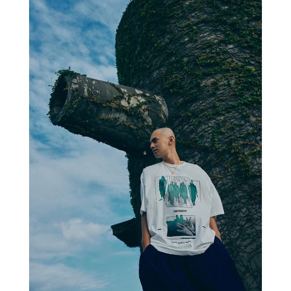 画像2: TIGHTBOOTH/SHADOW S/S T-SHIRT（White）［プリントT-25春夏］ (2)