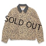 画像: WACKO MARIA/DICKIES / LEOPARD WORK JACKET（BEIGE）［レオパードワークJKT-25春夏］