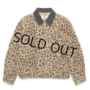 画像: WACKO MARIA/DICKIES / LEOPARD WORK JACKET（BEIGE）［レオパードワークJKT-25春夏］
