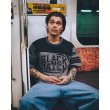 画像3: BlackEyePatch/BLOCK COLLEGE 2 TONE HOCKEY TEE（CHARCOAL） (3)