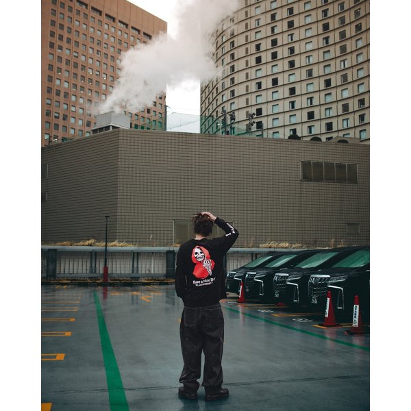 画像3: BlackEyePatch/HAVE A NICE DAY L/S TEE（BLACK） (3)