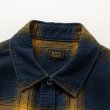 画像3: RATS/COTTON LINEN CHECK SHIRT（NAVY/YELLOW CHECK）［コットンリネンチェックシャツ-25春夏］ (3)
