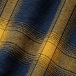 画像7: RATS/COTTON LINEN CHECK SHIRT（NAVY/YELLOW CHECK）［コットンリネンチェックシャツ-25春夏］ (7)