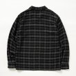 画像2: RATS/OMBRE CHECK SHIRT（BLACK/GRAY CHECK）［オンブレチェックシャツ-25春夏］ (2)