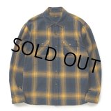 画像: RATS/COTTON LINEN CHECK SHIRT（NAVY/YELLOW CHECK）［コットンリネンチェックシャツ-25春夏］