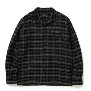 画像: RATS/OMBRE CHECK SHIRT（BLACK/GRAY CHECK）［オンブレチェックシャツ-25春夏］