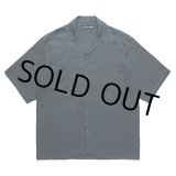 画像: WACKO MARIA/50'S OPEN COLLAR SHIRT（NAVY）［ピンポイントステッチ50'Sオープンカラーシャツ-25春夏］