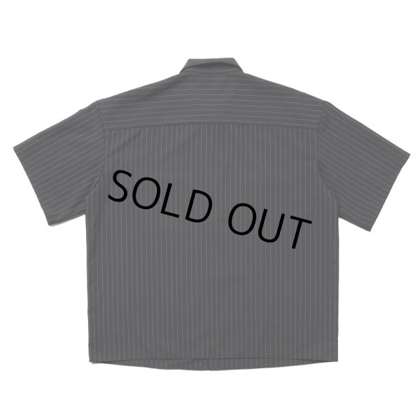 画像2: COOTIE PRODUCTIONS/T/W Work S/S Shirt（Stripe）［ワークシャツ-25春夏］ (2)