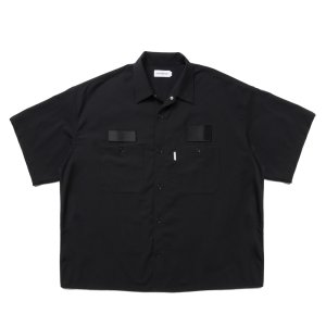画像: COOTIE PRODUCTIONS/Leno Cloth Error Fit Work S/S Shirt（Black）［エラーフィットワークシャツ-25春夏］