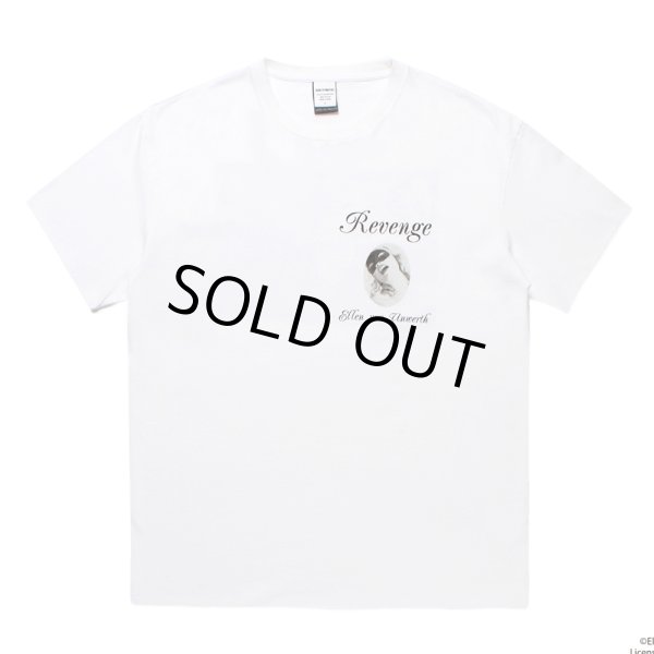 画像2: WACKO MARIA/ELLEN VON UNWERTH / WASHED HEAVY WEIGHT T-SHIRT（WHITE）［プリントT-25春夏］ (2)