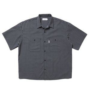 画像: COOTIE PRODUCTIONS/T/W Work S/S Shirt（Gingham Check）［ワークシャツ-25春夏］