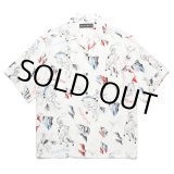 画像: WACKO MARIA/HAWAIIAN SHIRT（WHITE）［ハワイアンシャツ-25春夏］