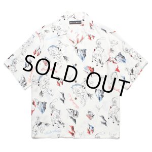 画像: WACKO MARIA/HAWAIIAN SHIRT（WHITE）［ハワイアンシャツ-25春夏］
