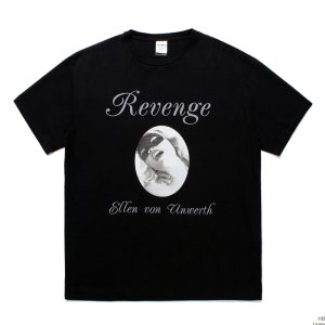 画像: WACKO MARIA/ELLEN VON UNWERTH / WASHED HEAVY WEIGHT T-SHIRT（BLACK）［プリントT-25春夏］