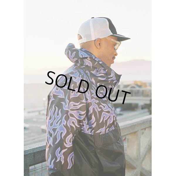 画像3: CHALLENGER/PACKABLE FIRE ANORAK（PURPLE/BLACK）［パッカブルファイヤーアノラック-25春夏］ (3)