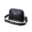 画像1: CALEE/STUDS LEATHER SHOULDER BAG ＜INTERNAL FLEX FRAME TYPE＞（BLACK）［レザーショルダーバッグ-25春夏］ (1)