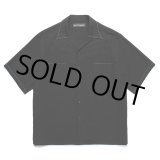 画像: WACKO MARIA/50'S OPEN COLLAR SHIRT（BLACK）［ピンポイントステッチ50'Sオープンカラーシャツ-25春夏］