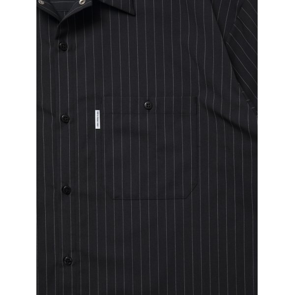 画像3: COOTIE PRODUCTIONS/T/W Work S/S Shirt（Stripe）［ワークシャツ-25春夏］ (3)