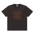 画像1: BlackEyePatch/TRAP METAL STITCHED LOGO TEE（DARK BROWN） (1)
