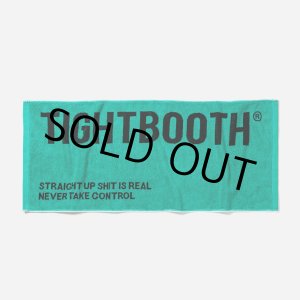 画像: 【20％OFF】TIGHTBOOTH/LABEL LOGO TOWEL（Turquoise）［ラベルロゴタオル-25春夏］
